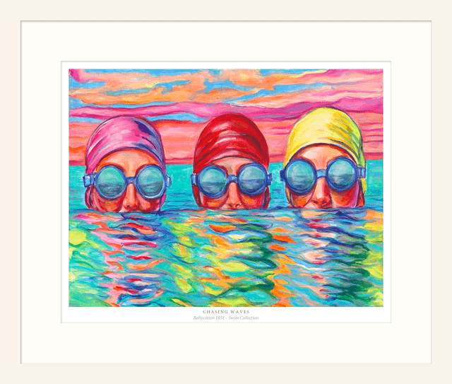 Chasing Waves 12”x10” (Mount)